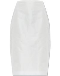 Jil Sander - Skirt With A Single Back Slit - Lyst