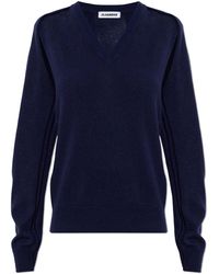Jil Sander - Cashmere Sweater With Slits - Lyst