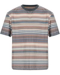 Paul Smith - T-Shirt With A Striped Pattern - Lyst