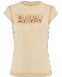 AVAVAV - T-Shirt With Logo - Lyst