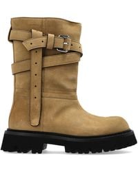 Moschino - Suede Ankle Boots - Lyst