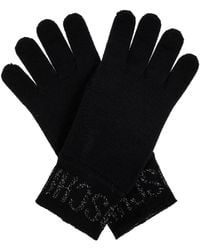 Moschino - Gloves With Logo - Lyst