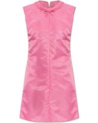 MM6 by Maison Margiela - Dress With Decorative Bow - Lyst