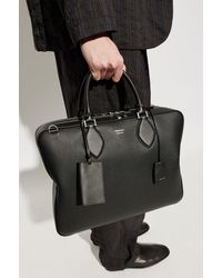 Ferragamo - Leather Document Bag - Lyst
