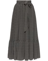 Chloé - Silk Skirt With Pockets - Lyst