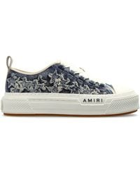 Amiri - Denim Court Low Sports Shoes - Lyst