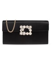 Roger Vivier - Satin Clutch 'efflorescence', - Lyst