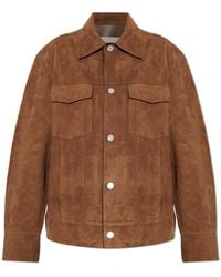 Ami Paris - Suede Jacket - Lyst