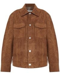 Ami Paris - Suede Jacket - Lyst