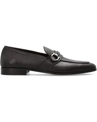 Ferragamo - 'Saddle' Leather Loafers - Lyst