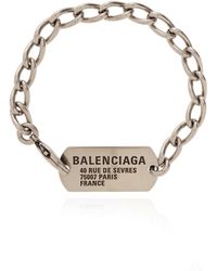 Balenciaga - Logo Bracelet - Lyst