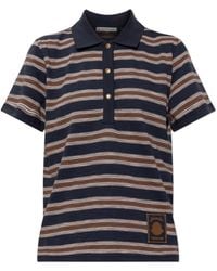 Moncler - Striped Pattern Polo - Lyst
