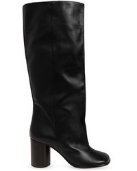 Lemaire - Heeled Boots 'Crease Sleeve' - Lyst