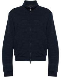 Emporio Armani - Sweatshirt With Stand-Up Collar - Lyst
