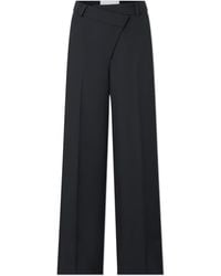 GAUGE81 - Wide-Leg Wool-Silk Trousers - Lyst