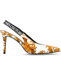 Versace Jeans Couture - Heeled Shoes With 'Barocco' Pattern - Lyst