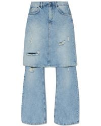 Acne Studios - Vintage-Effect Jeans - Lyst