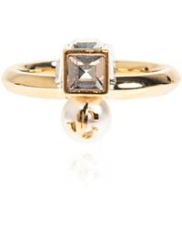 Jimmy Choo - Ring With Pearl - Lyst