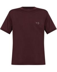 Y-3 - T-Shirt With Logo - Lyst