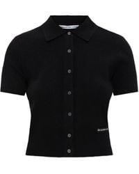 T By Alexander Wang - Short-Sleeved Cardigan - Lyst