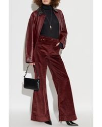 Rag & Bone - Corduroy Trousers With Flared Legs - Lyst