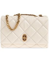 Marc Jacobs - Leather Shoulder Bag With Logo - Lyst