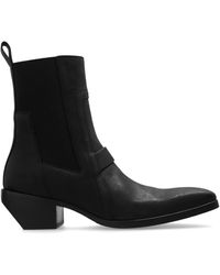 Rick Owens - ‘Lbk Heeled’ Leather Boots - Lyst