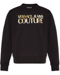 Versace - Sweatshirt With Logo, - Lyst