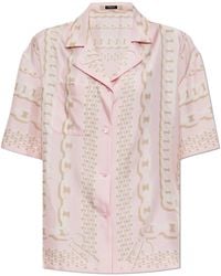 Versace - Silk Shirt With Treasure Print - Lyst