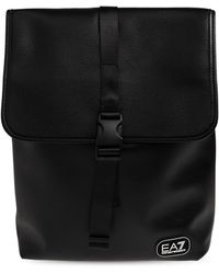 EA7 - Backpack With Logo Patch - Lyst
