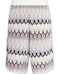 Akep - Shorts With Lurex Thread - Lyst