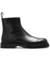 Bottega Veneta - ‘Strut’ Leather Ankle Boots - Lyst