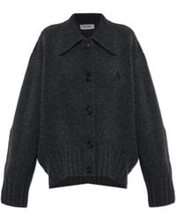 The Attico - Cardigan With Collar - Lyst