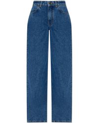 Balmain - Wide-Leg Jeans - Lyst