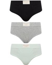 Palm Angels - 3-Pack Of High-Waisted Cotton Thongs - Lyst