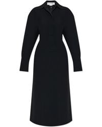 Victoria Beckham - Dress With Collar - Lyst
