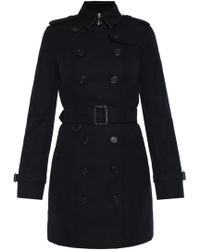 Burberry 'the Sandringham' Double-breasted Trench Coat - Black