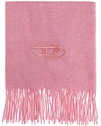 DIESEL - Wool Scarf 'S-Imon-D-Long' - Lyst