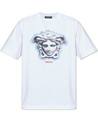 Versace - T-Shirt With Print - Lyst