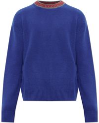 Versace - Oversize Wool Sweater - Lyst