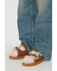 EMU - Suede 'Cabello' Platform Slides - Lyst