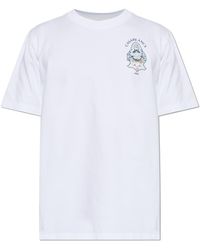 CASABLANCA - T-Shirt With Colorful Print - Lyst