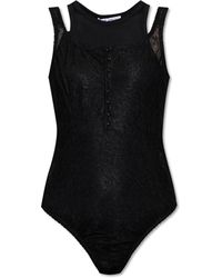 The Attico - Lace Bodysuit - Lyst