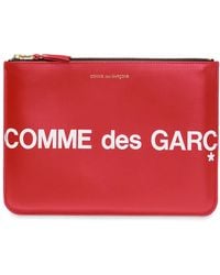 Comme des Garçons - Logo-Printed Pouch - Lyst