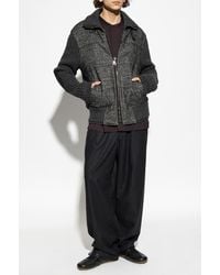 Dolce & Gabbana - Jacket With A Herringbone Pattern - Lyst