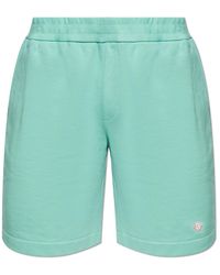 Versace - Shorts With Patch - Lyst
