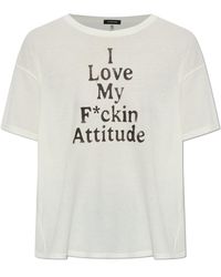 R13 - T-Shirt With Print - Lyst