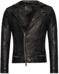 AllSaints - ‘Conroy’ Leather Jacket - Lyst