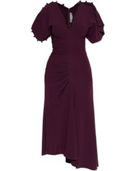 Victoria Beckham - Dress With A Front Slit - Lyst