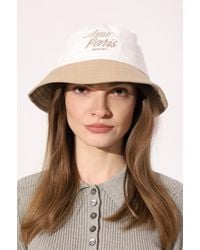 Ami Paris - Hat With Embroidered Logo - Lyst